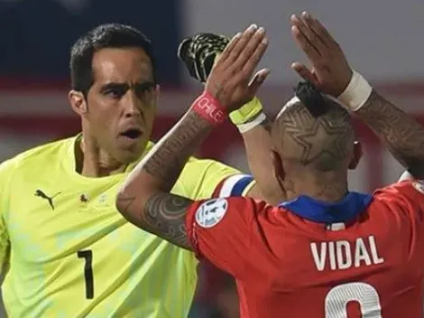 Las conmovedoras palabras de Vidal tras el retiro de Claudio Bravo