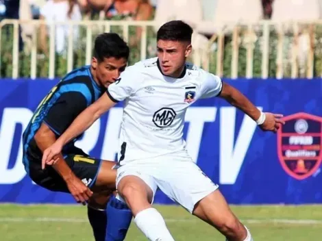 David Tati jugando por las juveniles de Colo Colo