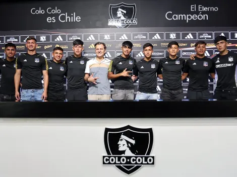 Los nueve juveniles que firmaron su primer contrato en Colo Colo