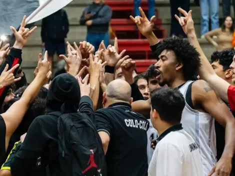 La lucha de pasión de los jugadores de Colo Colo básquet
