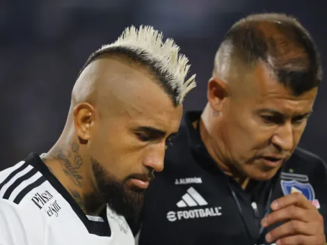 Revelan extensa charla entre Vidal y Almirón tras la práctica de Colo Colo