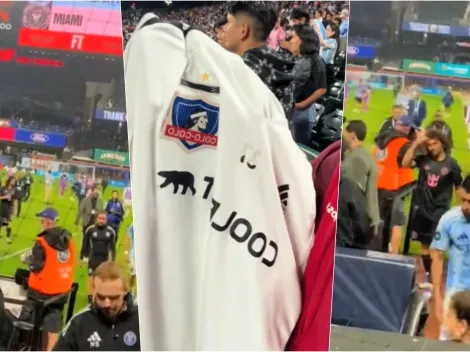Falcón sorprende con su reacción al ver una camiseta de Colo Colo