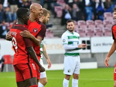 Mayron George lideró pase de ronda del Midtjylland