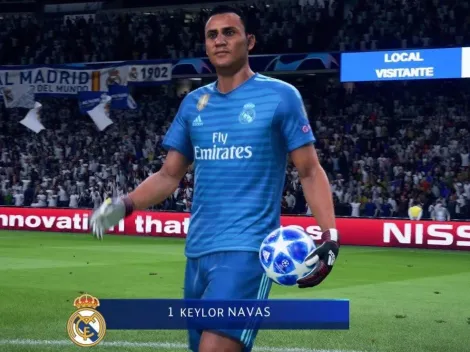 Salió el demo de FIFA 19 y esto hizo con Keylor en el Madrid