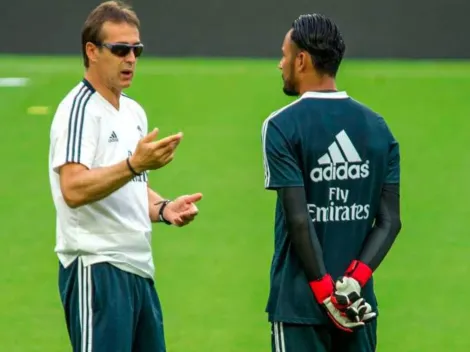 Lopetegui se encuentra entre el vestuario y Florentino en Madrid