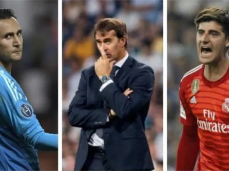 Lopetegui intenta naturalizar situación entre Keylor y Courtois