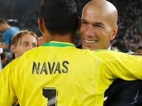 Keylor se iría a Old Trafford de llegar Zidane