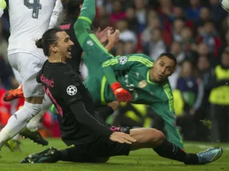 Zlatan Ibrahimovic acompañaría a Keylor en enero