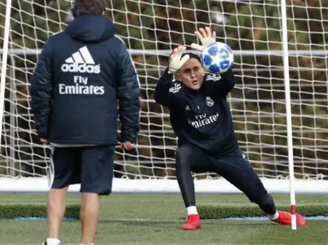 Keylor vuelve a los entrenamientos y sería titular en Roma