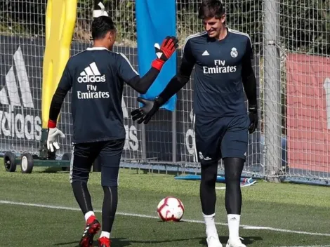 Courtois fue elegido como el mejor portero del mundo en 2018