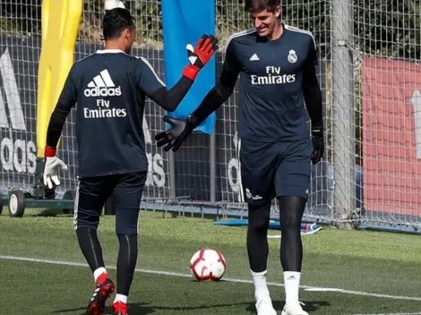 Solari sacó a un portero para llevarse a Courtois al Mundialito