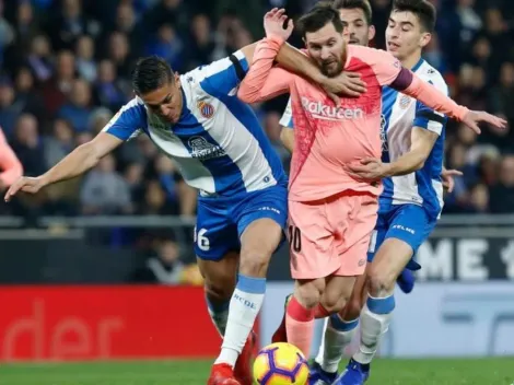 Duarte volvió en el derbi para sufrir con un Messi inspirado