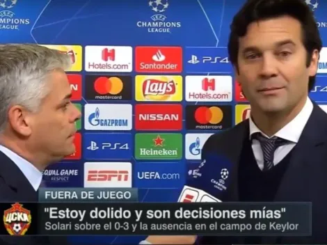 Solari se fastidia por Keylor y se marcha de la zona mixta