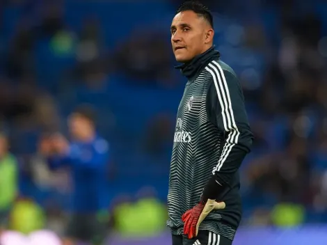 Keylor Navas no entrenó con Real Madrid