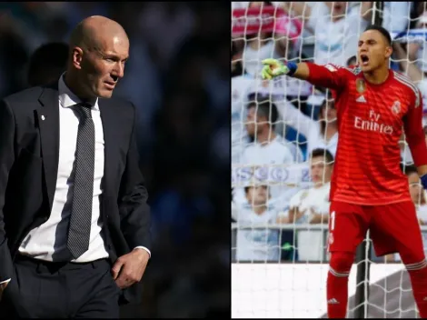 Zidane alabó a Keylor después del partido