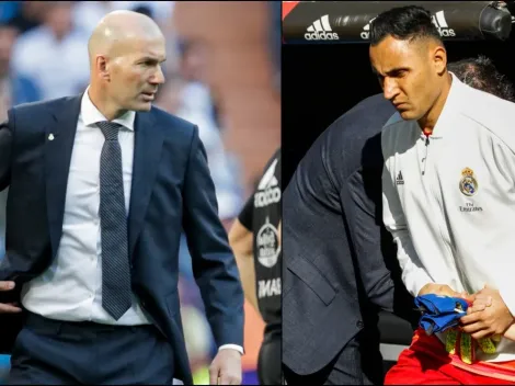 "Zidane defiende a Keylor con uñas y dientes"