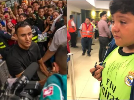 ¡Lágrimas! Keylor Navas hizo llorar de felicidad a un niño