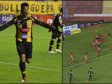 ¡Enamorado del gol! Hatrick del "Toro" Blackburn con The Strongest