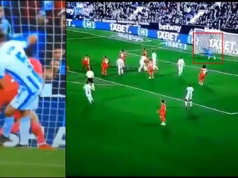 El gol que le hacen a Keylor Navas contra Leganés