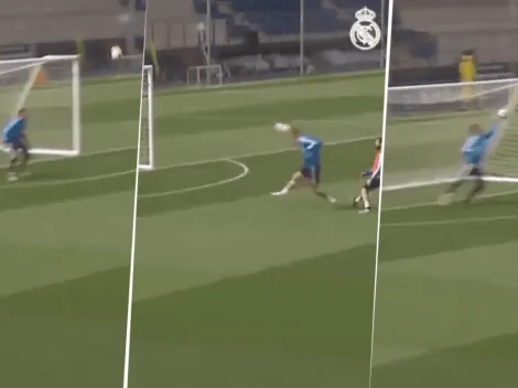 ¡No lo dejen ir! Mira el impresionante paradón de Keylor en práctica del Madrid