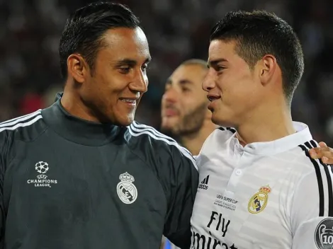 James y hasta La Liga aplaudieron a Keylor en su foto de despedida