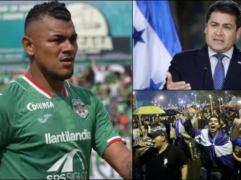 Mario Martínez se une a la marcha contra el presidente de Honduras