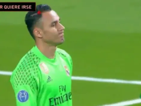 "Keylor Navas se harta" - dicen en televisión de España