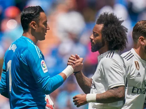 Marcelo conmueve al madridismo con su despedida a Keylor Navas