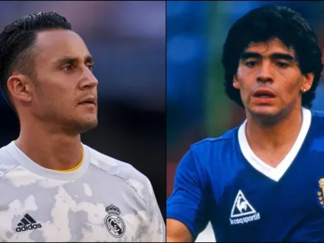 Comparan a Keylor Navas con Diego Maradona