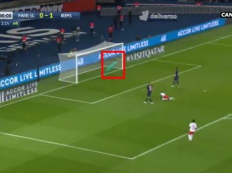 El segundo gol que le hacen a Keylor contra el Reims