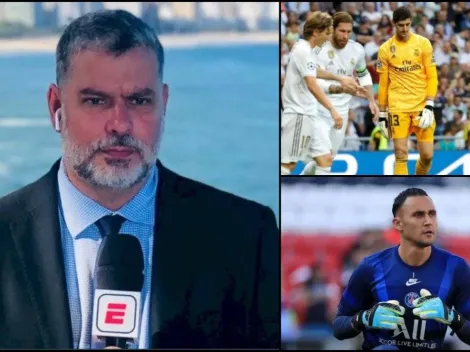 Richard Méndez destroza a Real Madrid por Thibaut Courtois, y se acuerda de Keylor Navas