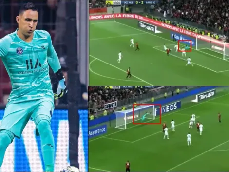 Las dos intervenciones de Keylor Navas en el partido contra el Niza