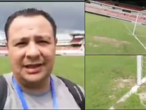 Periodista mexicano llama "potrero" a la cancha del Rommel Fernández