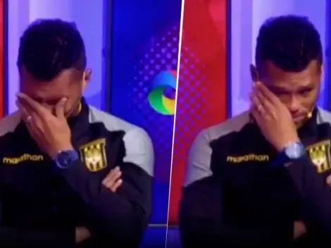 Video: Rolando Blackburn llora desconsolado en televisión boliviana