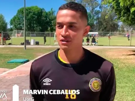 Ascenso MX subió a sus redes un video de Marvin Ceballos