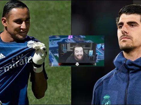 Trolean a Courtois mientras jugaba Fornite: "Con Keylor estábamos mejor"