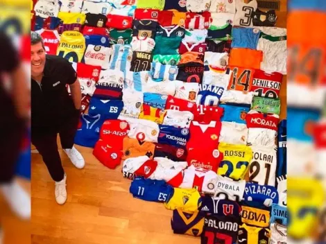 ¡Hay de Centroamérica! La enorme colección de camisetas de Fernando Palomo