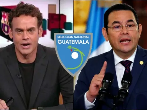 David Faitelson recordó su mala experiencia con Jimmy Morales por un partido de Guatemala