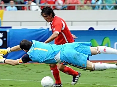 Iker Casillas y un error ante Costa Rica