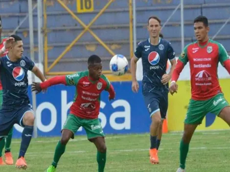 Motagua y Marathón empataron en un vibrante partido