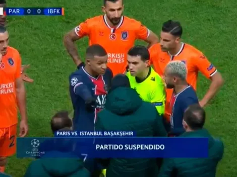 ¡Suspendido PSG-Basaksehir por racismo!