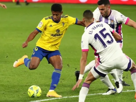 Con Choco Lozano de titular, Cádiz empató 0-0 ante Real Valladolid