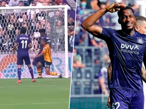 Michael Murillo convierte curioso gol en la goleada del Anderlecht [VIDEO]