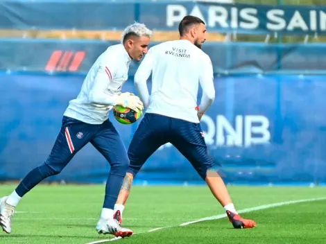 La reacción de Keylor Navas tras un error de Gianluigi Donnarumma [VIDEO]