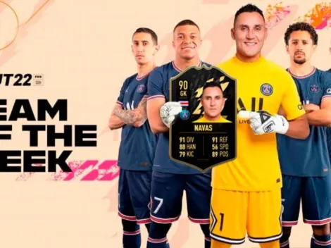 Keylor Navas destaca en equipo de la semana de FIFA 22