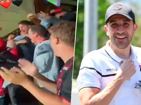 ¡Desahogo total! La efusiva reacción de Agustín Lleida ante agónico triunfo de Alajuelense (VIDEO)