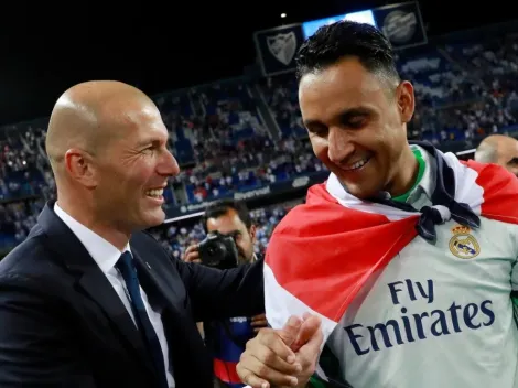 Zidane muy cerca de ser nuevamente el DT de Keylor Navas