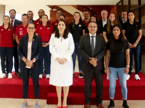 Homenaje en Casa Presidencial para la Selección Mayor Femenina de Costa Rica