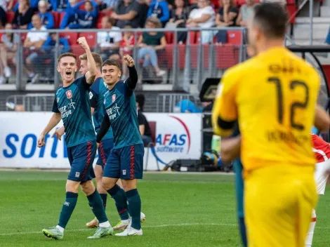 Manfred Ugalde marcó su primer gol de la temporada con el Twente