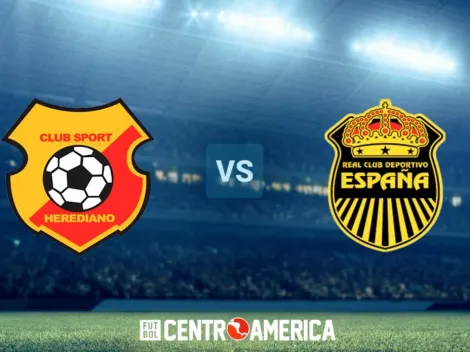 Herediano vs Real España: todos los detalles